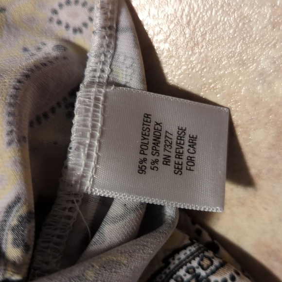 Dana Buchman Large Tank Paisley Summer Work - Picture 8 of 9